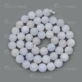 1112-1719-2-8mm - Bille de Pierre Fine Naturelle Jade Mashan Bleu Extra Pale Opaque Teint Rond 8mm Trou 0.8mm Corde de 15po 1112-1719-2-8mm,MASHA,montreal, quebec, canada, beads, wholesale