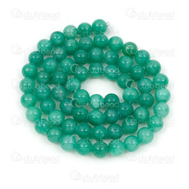 1112-1734-2-6mm - Bille de Pierre Fine Naturelle Jade Mashan Vert Aventurine Teint Rond 6mm Trou 0.8mm Corde de 15po 1112-1734-2-6mm,Gamme régulière,Billes rondes,montreal, quebec, canada, beads, wholesale