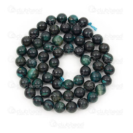 1112-1745-B-6mm - Bille de Pierre Fine Naturelle Premium Émeraude Grade B Rond Calibre 6mm Trou 0.8mm Corde 15po (env60pcs) Brézil 1112-1745-B-6mm,pierres  6mm,montreal, quebec, canada, beads, wholesale