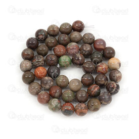 1112-1749-8mm - Natural Semi Precious Stone Bead Prestige Chohua Jasper Round 8mm 0.8mm Hole 15.5\" String 1112-1749-8mm,Beads,Stones,Semi-precious,montreal, quebec, canada, beads, wholesale