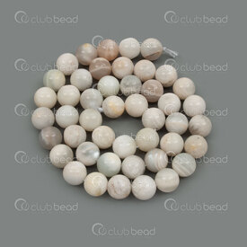 1112-1753-B-8mm - Natural Semi Precious Stone Bead Prestige White Heliolite (Sun Stone) B Grade Round 8mm 0.8mm hole 15.5" String 1112-1753-B-8mm,Semi Precious Stone Bead round,montreal, quebec, canada, beads, wholesale