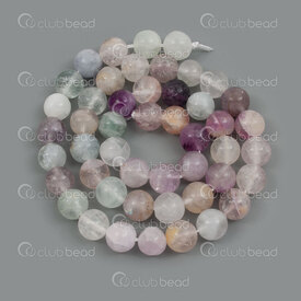 1112-1780-8mm - Natural Semi Precious Stone Bead Fluorite Round 8mm 0.8mm hole 15.5in String 1112-1780-8mm,pierre naturelle,montreal, quebec, canada, beads, wholesale