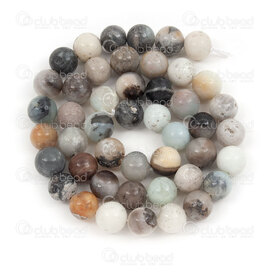 1112-1784-8mm - Natural Semi Precious Stone Bead Mix Agate Round 8mm 0.8mm Hole 15in String 1112-1784-8mm,Agate round 8mm,montreal, quebec, canada, beads, wholesale