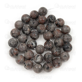1112-1786-10mm - Natural Semi Precious Stone Bead Yooperlite (Syenite) Round 10mm 1mm hole 15.5in String 1112-1786-10mm,10mm beads,montreal, quebec, canada, beads, wholesale