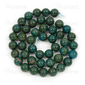 1112-1787-8mm - Bille de Pierre Fine Naturelle Jaspe Vert Rond 8mm Trou 0.8mm Corde de 15po 1112-1787-8mm,Jaspe,montreal, quebec, canada, beads, wholesale
