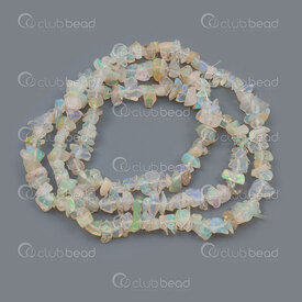 1112-1796-CHIPS - Natural Semi Precious Stone Bead Premium White Opal Chips  (approx.4-6mm) 0.5mm hole 16in String 1112-1796-CHIPS,String,montreal, quebec, canada, beads, wholesale