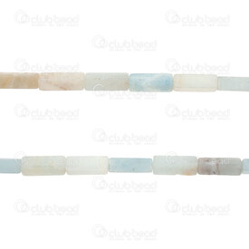 1112-240102-1304 - Bille de Pierre Fine Naturelle Amazonite Rectangle 13.5x4mm Trou 0.8mm (approx. 30pcs) Corde de 15 Pouces 1112-240102-1304,Amazonite,montreal, quebec, canada, beads, wholesale