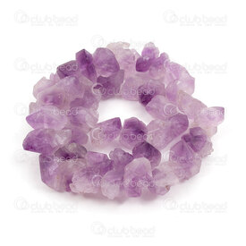 1112-240213-06 - Bille de Pierre Fine Naturelle Amethyste Forme Libre (approx. 15mm) Trou 0.8mm Corde 15 Pouces (approx. 48pcs) 1112-240213-06,Amethyst beads precious,montreal, quebec, canada, beads, wholesale