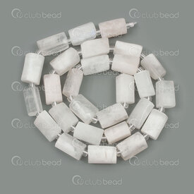 1112-240607-1202 - Natural Semi Precious Stone Bead Moonstone Facetted Cylinder approx. 12x8mm 0.8mm hole (approx.27pcs) 15in string 1112-240607-1202,(5),montreal, quebec, canada, beads, wholesale