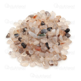 1112-2602-CHIPS - Natural Semi Precious Stone Chips no hole White Agate (approx. 6x9mm) 100gr 1112-2602-CHIPS,Chains,Stainless Steel ,montreal, quebec, canada, beads, wholesale