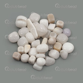 1112-2617-12 - Natural Semi Precious Stone Free Form no hole White Jade (approx. 9x12mm) 100gr 1112-2617-12,Beads,Stones,Semi-precious without hole,montreal, quebec, canada, beads, wholesale