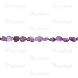 1112-9051-12 - Bille de Pierre Fine Pépitte Amethyste (approx. 7x7mm) Forme et Taille Assortie Corde de 14 pouces 1112-9051-12,montreal, quebec, canada, beads, wholesale