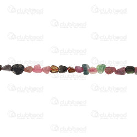 1112-9051-18 - Bille de Pierre Fine Pépitte Tourmaline (approx. 7x5mm) Forme et Taille Assortie Corde de 15.5 pouces 1112-9051-18,montreal, quebec, canada, beads, wholesale
