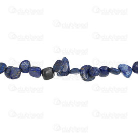 1112-9053-12 - Bille de Pierre Fine Forme Libre Petit Lapis Lazuli Forme et Taille Assortie Corde de 14 pouces 1112-9053-12,montreal, quebec, canada, beads, wholesale