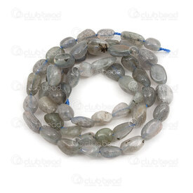 1112-9070-22 - Natural Semi Precious Stone Bead Black Labradorite Free Form (approx. 8x6mm) 15.5" String 1112-9070-22,Labradorite,montreal, quebec, canada, beads, wholesale