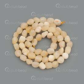 1112-9070-50 - Natural Semi Precious Stone Bead Yellow Jade Free Form (approx. 6-8mm) 15" string 1112-9070-50,pierre jade jaune,montreal, quebec, canada, beads, wholesale