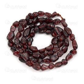 1112-9073-58 - Natural Semi-Precious Stone Bead Garnet Nugget App. 4-6mm Garnet 15in String (app70pcs) 1112-9073-58,Beads,Natural Semi-Precious Stone,Bead,Natural,Natural Semi-Precious Stone,App. 4-6mm,Free Form,Nugget,Red,China,15in String (app70pcs),Garnet,montreal, quebec, canada, beads, wholesale