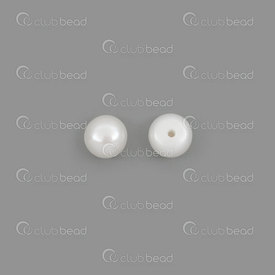 1113-0121-02 - pearl half hole, 6-7mm, 10 pcs white 1113-0121-02,1113-0121,montreal, quebec, canada, beads, wholesale