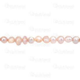 1113-0258-2-PL - Fresh Water Pearl Bead Flat Potato 7-8x9mm Natural Purple Shine 0.5mm hole 14" String 1113-0258-2-PL,1113-0,montreal, quebec, canada, beads, wholesale