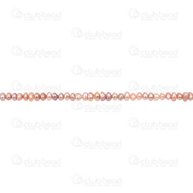1113-0299-10PL - Fresh Water Pearl Premium Bead Spacer 2.5x3-3.5mm Natural Purple Shine 0.5mm hole 14" String 1113-0299-10PL,perle spacer,montreal, quebec, canada, beads, wholesale