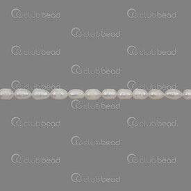 1113-0304 - Fresh Water Pearl Bead Rice Carved 9-10mm White 13'' String 1113-0304,Beads,Rice,Bead,Natural,Fresh Water Pearl,9-10mm,Round,Rice,Carved,White,China,13'' String,montreal, quebec, canada, beads, wholesale