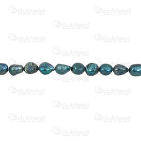 1113-0399-04 - Fresh Water Pearl free form rice 7-10mm green 13" String 1113-0399-04,Beads,montreal, quebec, canada, beads, wholesale