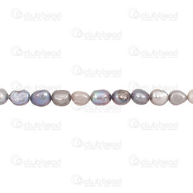 1113-0399-06 - Fresh Water Pearl free form rice 5-8mm purple-grey 13" String 1113-0399-06,Beads,montreal, quebec, canada, beads, wholesale
