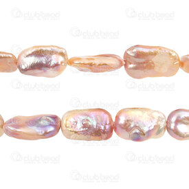1113-0520-20PL - Fresh Water Pearl Bead Rectangle (approx.20x14x6mm) Natural Purple Shine 0.5mm hole 15" String !LIMITED QUANTITY! 1113-0520-20PL,$830,montreal, quebec, canada, beads, wholesale