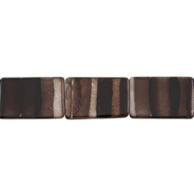 *1114-1107-24 - Fresh Water Shell Bead Flat Rectangle 20X30MM Mixed Brown 16'' String *1114-1107-24,Bead,Natural,Fresh Water Shell,20X30MM,Flat Rectangle,Brown,Brown,Mixed,China,16'' String,montreal, quebec, canada, beads, wholesale