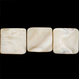 1114-1404 - Double Side Shell Bead Square 35MM Natural 16'' String 1114-1404,Beads,Shell,Double side,Bead,Natural,Double Side Shell,35MM,Square,Square,0,Natural,China,16'' String,montreal, quebec, canada, beads, wholesale