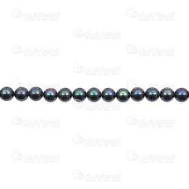 1114-5801-0604 - Bille Perle de Coquillage Stellaris Rond 6mm Noir AB Corde 15,5 Pouces (env65pcs) 1114-5801-0604,Billes,Coquillage,Bille,Stellaris,Naturel,Shell Pearl,6mm,Rond,Rond,Noir,Noir,AB,Chine,15.5'' String (app65pcs),montreal, quebec, canada, beads, wholesale