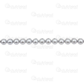 1114-5801-0616 - Shell Pearl Bead Stellaris Round 6mm Silver 15.5'' String (app65pcs) 1114-5801-0616,Beads,Shell,Stellaris Pearls,Bead,Stellaris,Natural,Shell Pearl,6mm,Round,Round,Mix,Silver,China,15.5'' String (app65pcs),montreal, quebec, canada, beads, wholesale