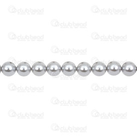 1114-5801-0816 - Shell Pearl Bead Stellaris Round 8mm Silver 15.5'' String (app46pcs) 1114-5801-0816,Beads,Bead,Stellaris,Natural,Shell Pearl,8MM,Round,Round,Grey,Silver,China,15.5'' String (app46pcs),montreal, quebec, canada, beads, wholesale