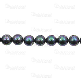 *1114-5801-1004 - Bille Perle de Coquillage Stellaris Rond 10mm Noir AB Corde 15,5 Pouces (env39pcs) *1114-5801-1004,Bille,Stellaris,Naturel,Shell Pearl,10mm,Rond,Rond,Noir,Noir,AB,Chine,15.5'' String (app39pcs),montreal, quebec, canada, beads, wholesale