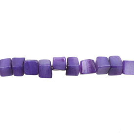 *1114-9912-14 - Shell Bead Free Form 6MM Purple App. 15'' String  Limited Quantity! *1114-9912-14,Shell,Bead,Natural,Shell,6mm,Free Form,Free Form,Mauve,Purple,China,Dollar Bead,App. 15'' String,Limited Quantity!,montreal, quebec, canada, beads, wholesale
