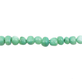 *1114-9912-24 - Shell Bead Free Form 6MM Green App. 15'' String  Limited Quantity! *1114-9912-24,Bead,Natural,Shell,6mm,Free Form,Free Form,Green,Green,China,Dollar Bead,App. 15'' String,Limited Quantity!,montreal, quebec, canada, beads, wholesale