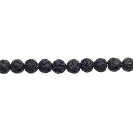 1115-7902 - Volcanic Stone Bead Round 10MM 16'' String 1115-7902,montreal, quebec, canada, beads, wholesale