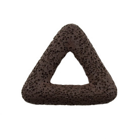 *1115-7924-02 - Volcanic Stone Pendant Triangle Donut 50MM Brown No Hole 1pc *1115-7924-02,volcanic stone,1pc,Pendant,Volcanic Stone,50MM,Triangle,Triangle,Donut,Brown,Brown,No Hole,China,1pc,montreal, quebec, canada, beads, wholesale