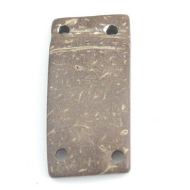 *1116-0126 - Coconut Pendant Rectangle 20X40MM 4 Holes 10pcs *1116-0126,Clearance by Category,Organic,Rectangle,Pendant,Wood,Coconut,20X40MM,Rectangle,4 Holes,China,10pcs,montreal, quebec, canada, beads, wholesale