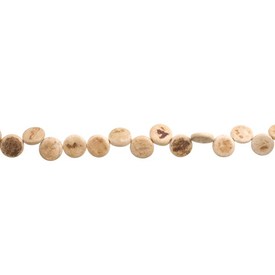 *1116-0216-NAT - Coconut Bead Round 8MM Natural Side Drilled 16'' String *1116-0216-NAT,Beads,Nuts,Coconut,Bead,Wood,Coconut,8MM,Round,Round,Natural,Side Drilled,China,16'' String,montreal, quebec, canada, beads, wholesale