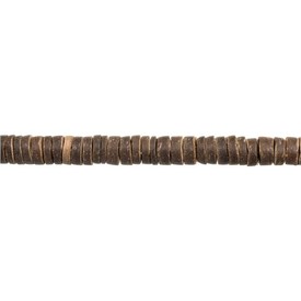 *1116-0220-BRN - Coconut Bead Heishe 10MM Brown 15'' String *1116-0220-BRN,Beads,Nuts,Coconut,Bead,Wood,Coconut,Round,Heishe,Brown,Brown,China,24'' String,montreal, quebec, canada, beads, wholesale