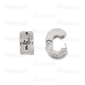 1118-0515-06 - Stopper Bead European Style Cylinder G Key 10mm Nickel Large Hole 5pcs 1118-0515-06,Beads,European style,Metal,Stopper Bead,European Style,Metal,10mm,Cylinder,Cylinder,G Key,Grey,Nickel,Large Hole,China,montreal, quebec, canada, beads, wholesale