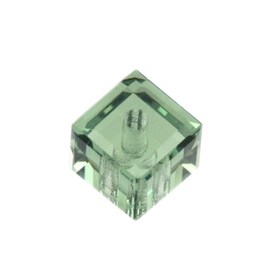 *1120-0938 - Bille de Cristal Swarovski Cube 4MM Erinite 12pcs Autriche *1120-0938,montreal, quebec, canada, beads, wholesale
