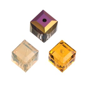 *5601-6MM-MIX - Swarovski Bille Cube 5601 6MM Mixte MIX 12pcs Autriche *5601-6MM-MIX,montreal, quebec, canada, beads, wholesale