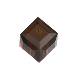 *5601-8MM-286 - Swarovski Bead Cube 5601 8MM Mocca 286 12pcs Austria *5601-8MM-286,Swarovski Clearance,1120-11146,Swarovski,Bead,Glass,Imitation Glass Stone,8MM,Square,Cube,5601,Brown,Mocca,286,Austria,montreal, quebec, canada, beads, wholesale