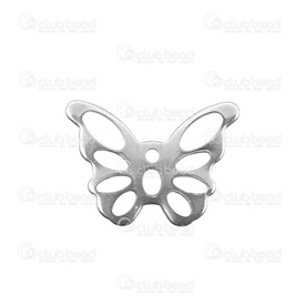 1413-14104 - Stainless Steel 304 Charm Butterfly 15X11MM 20pcs  Theme: Animals 1413-14104,Pendants,Butterfly,Charm,Metal,Stainless Steel 304,15X11MM,Butterfly,Grey,China,10pcs,Theme: Animals,montreal, quebec, canada, beads, wholesale