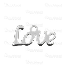 1413-1480 - Stainless Steel 304 Charm Love 13X6.5MM Natural 20pcs 1413-1480,1413-,20pcs,Stainless Steel 304,Charm,Stainless Steel 304,13X6.5MM,Love,Grey,Natural,China,20pcs,montreal, quebec, canada, beads, wholesale