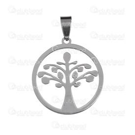 1413-1488 - Pendentif Acier Inoxydable 304 Avec Bélière Arbre de vie 32mm 1pc 1413-1488,Pendentifs,Acier inoxydable,1pc,Avec Bélière,Pendentif,Avec Bélière,Stainless Steel 304,32MM,Life of Tree,Chine,1pc,montreal, quebec, canada, beads, wholesale