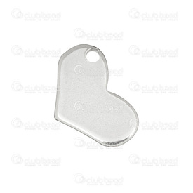 1413-1498 - Stainless Steel small charm 18.5*12.5*1.5mm heart N 10 pcs 1413-1498,Pendants,Heart,Charm,Stainless Steel 304,12.5MM,Heart,10pcs,montreal, quebec, canada, beads, wholesale