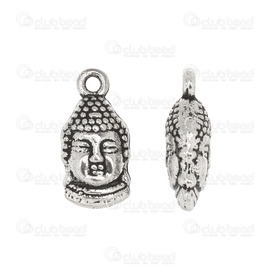 1413-1516-194 - Metal Pendant Buddha Head 8x16mm Antique Nickel 20pcs 1413-1516-194,Antique Nickel,Pendant,Metal,Metal,8X16MM,Buddha Head,Antique Nickel,China,20pcs,montreal, quebec, canada, beads, wholesale